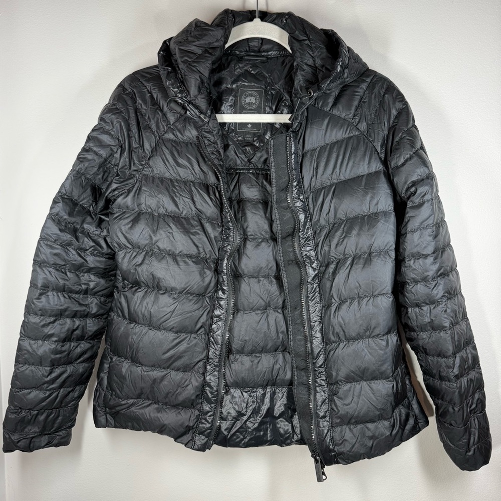 Canada Goose Women’s Black‎ Puffer Goose Down Winter Coat Size XS